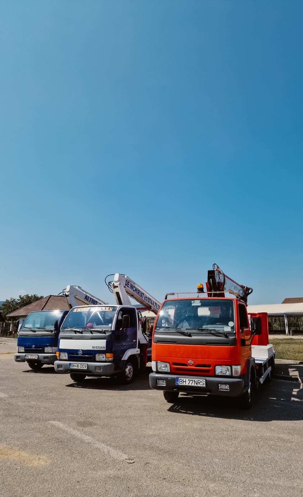 Flotă nacele PRB NRS Rent Util Oradea